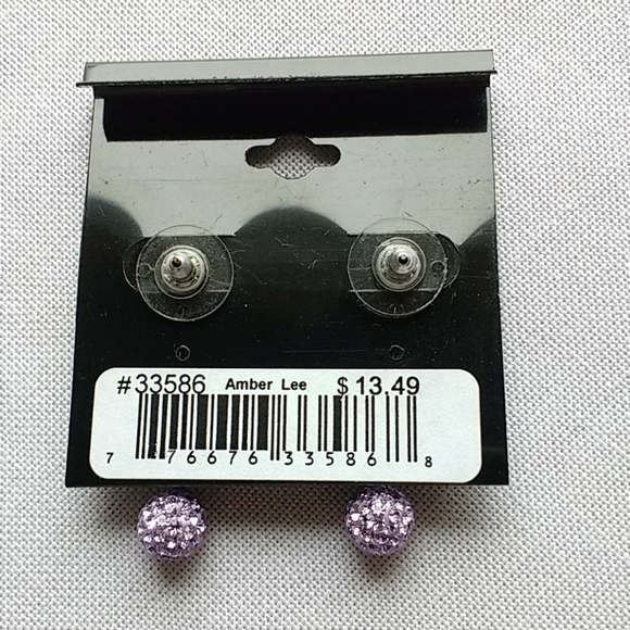 Amber Lee Lilac Drop earrings - Picture 4 of 4